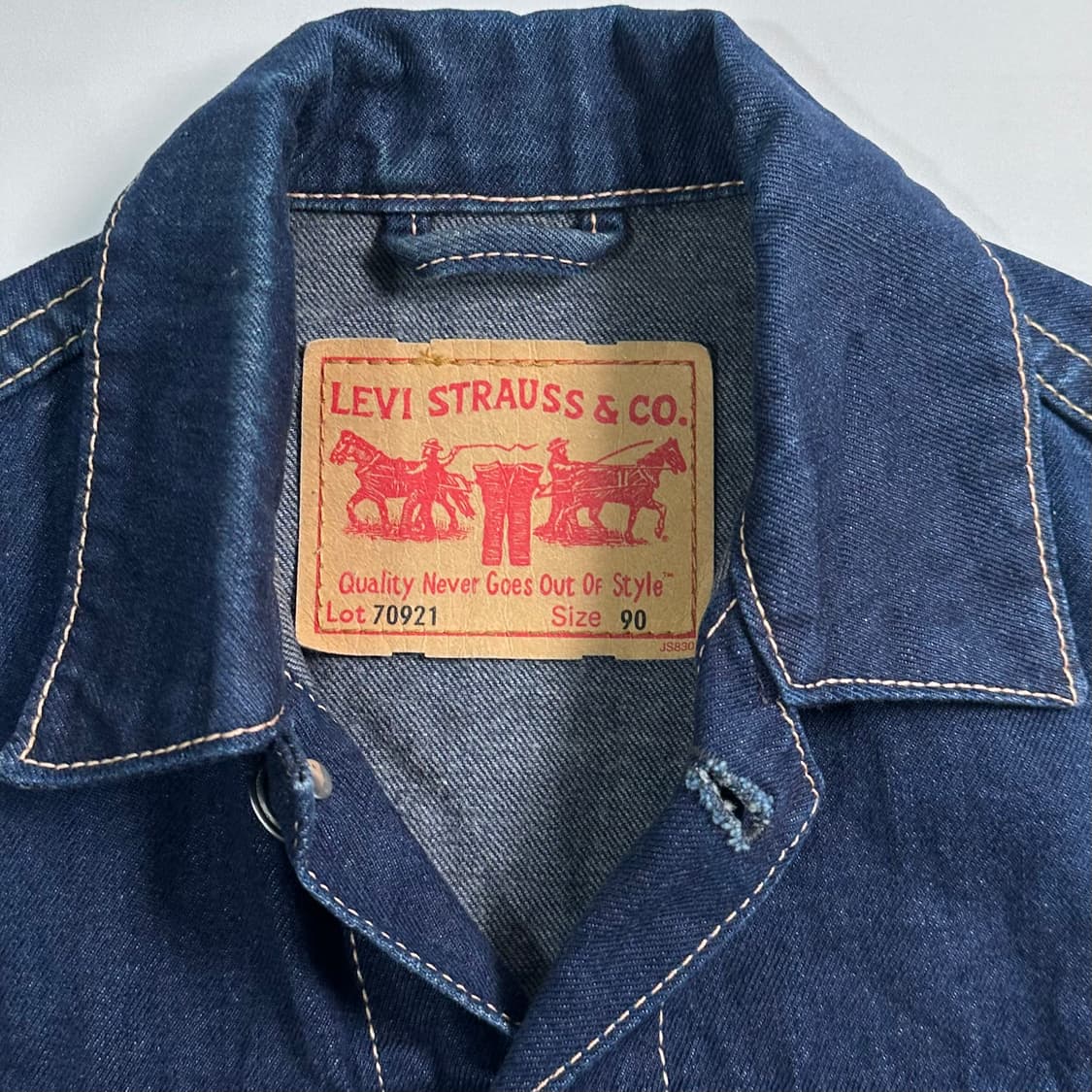 리바이스 우먼스 타입원 데님 자켓 상품이미지5