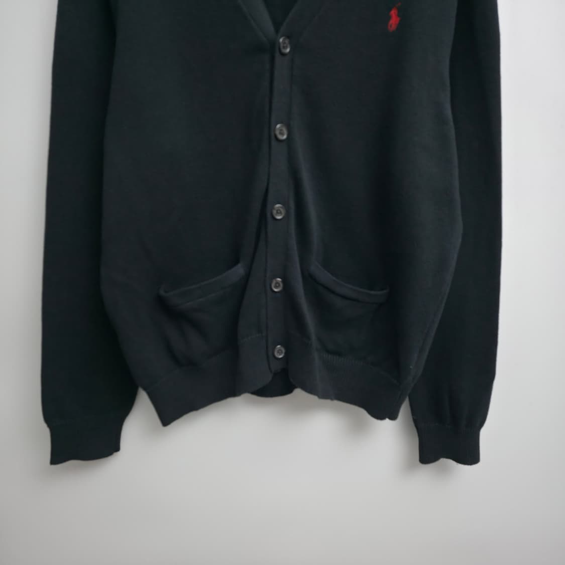 [XL] 폴로 랄프로렌 블랙 가디건 신형 큐알택 상품이미지3