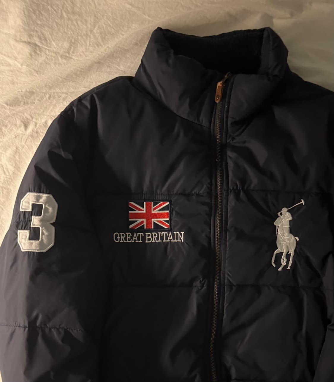 폴로 빅포니 브리튼 패딩 네이비 XL 상품이미지1