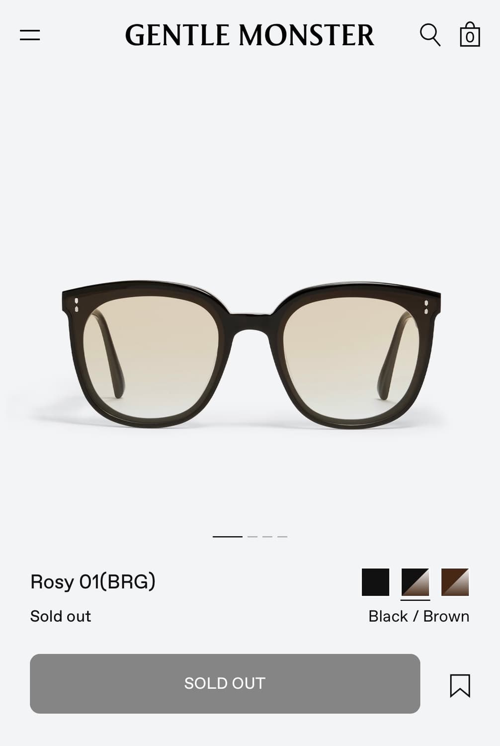 젠틀몬스터 Rosy 01(BRG) 선글라스 상품이미지1