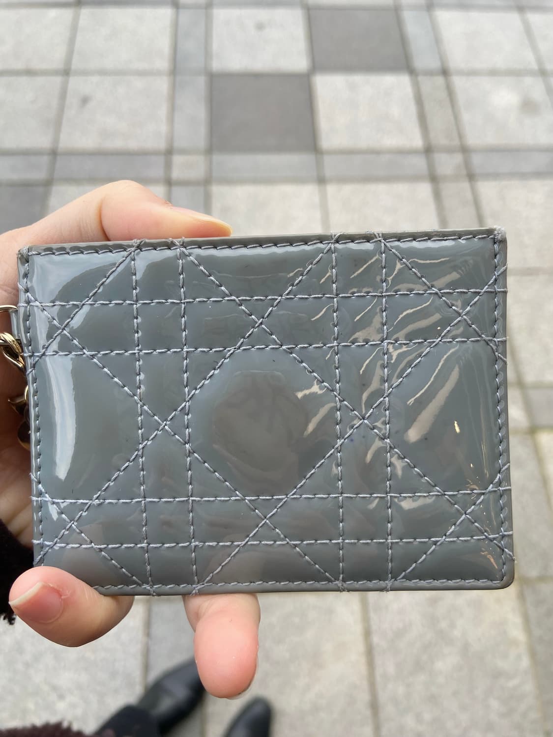 Dior 레이디디올 페이턴트 카나쥬 카드지갑 상품이미지5