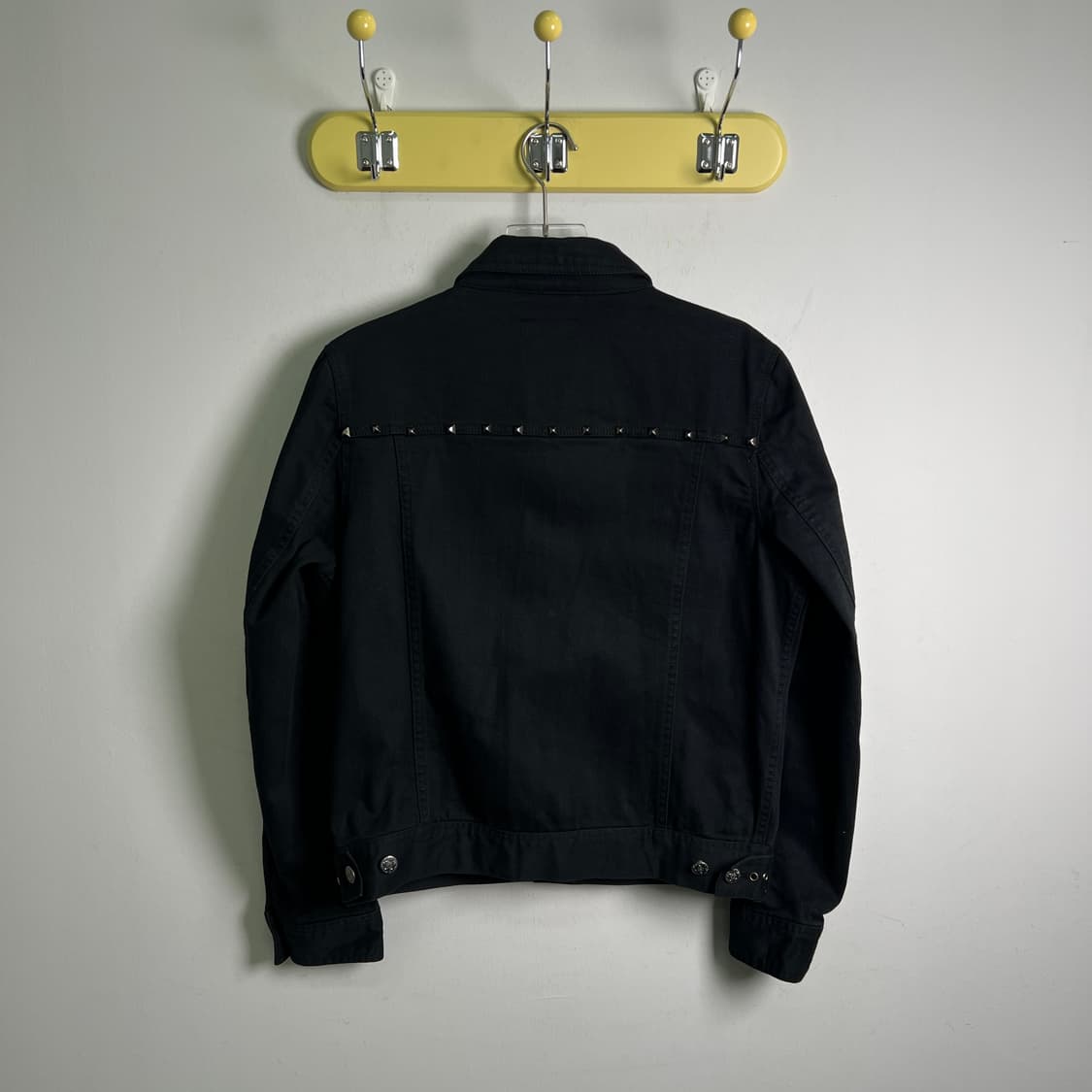 jpn vtg 빈티지 블랙 스터드 데님 자켓 M 상품이미지2