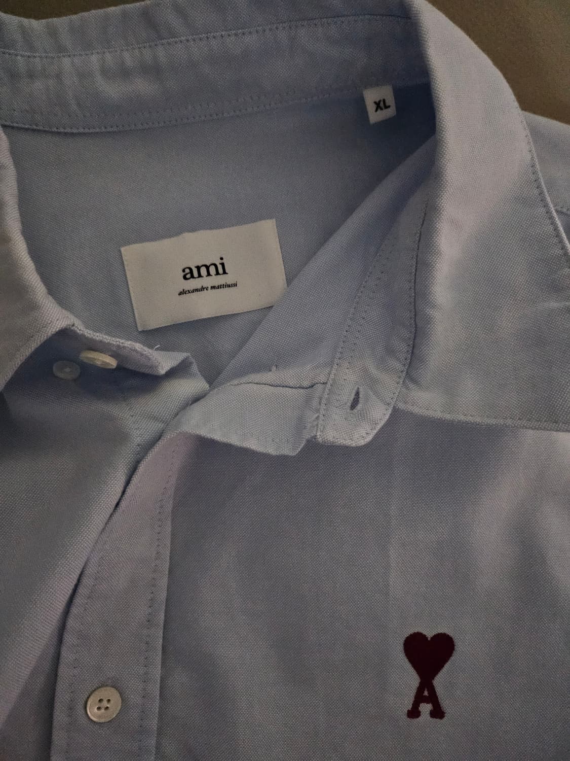 [거의 새것] 아미 AMI PARIS 클래식 셔츠 남방 XL 상품이미지3