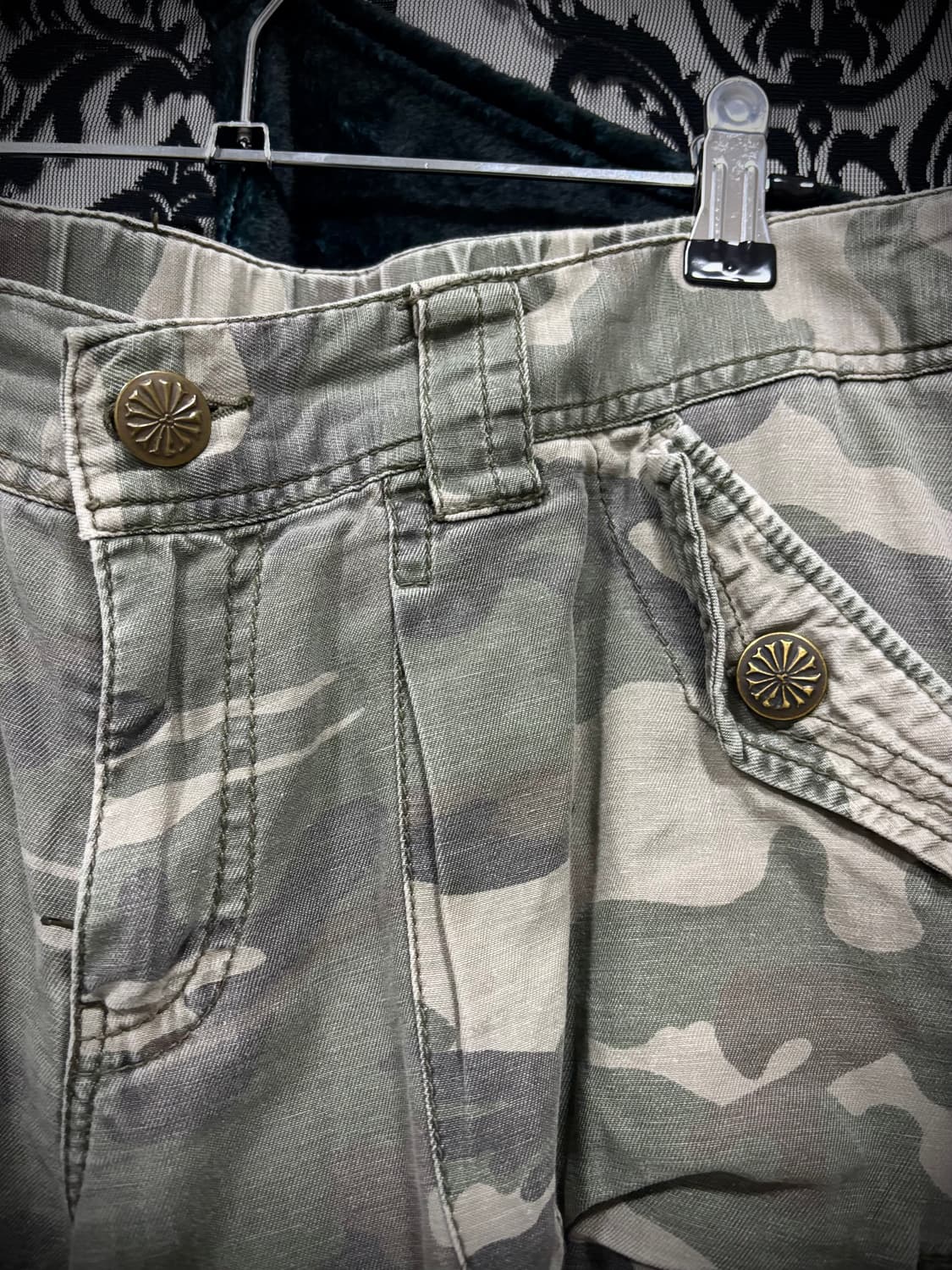 Y2k 카모 카고 팬츠 상품이미지5