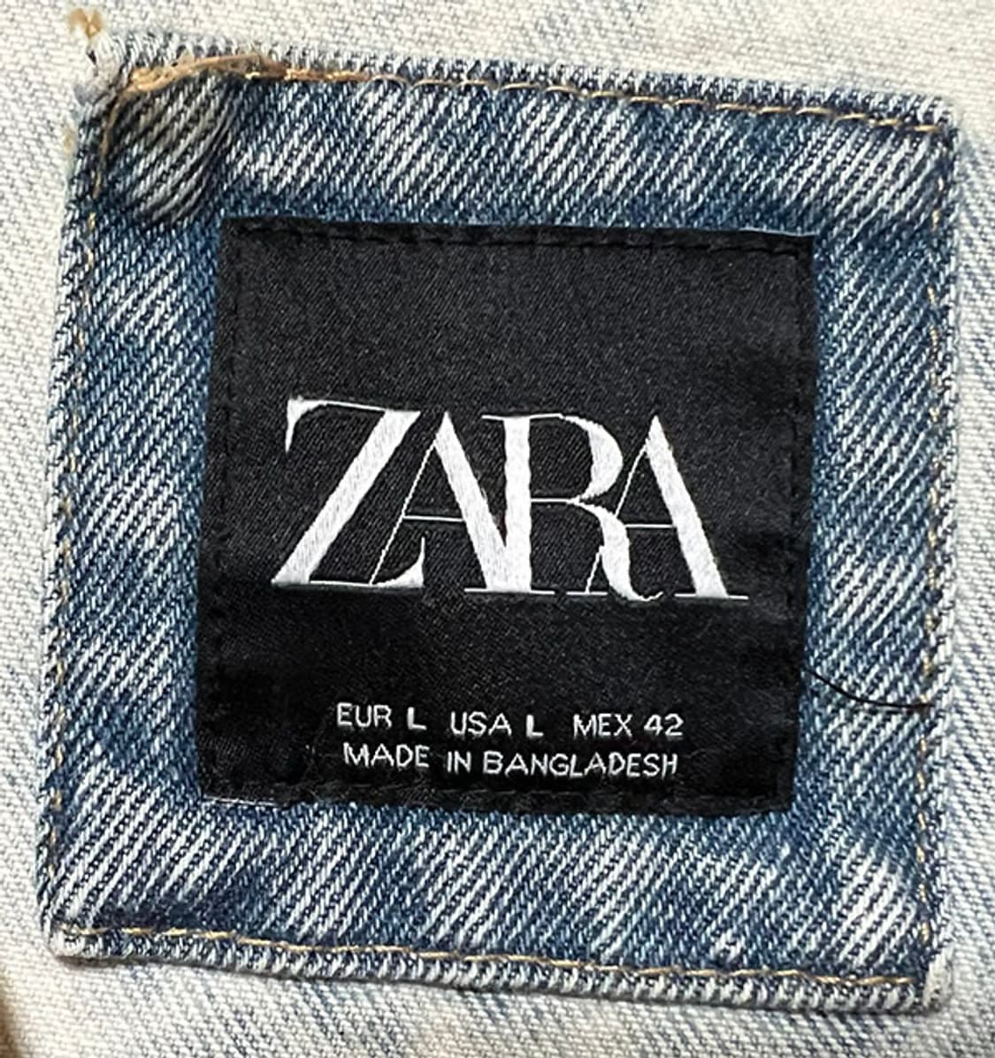 ZARA 자라 남자 청자켓 캐주얼 춘추 스트릿룩 L 100 상품이미지3