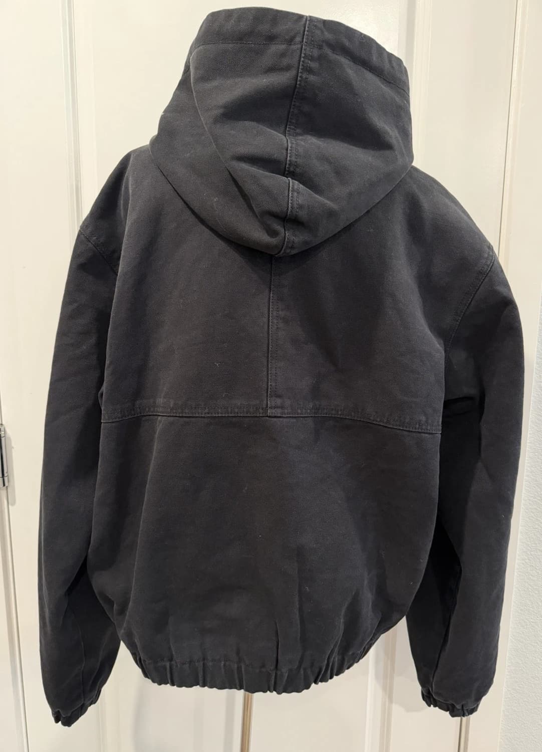 스투시 인슐레이티드 캔버스 워크 자켓 블랙 상품이미지5