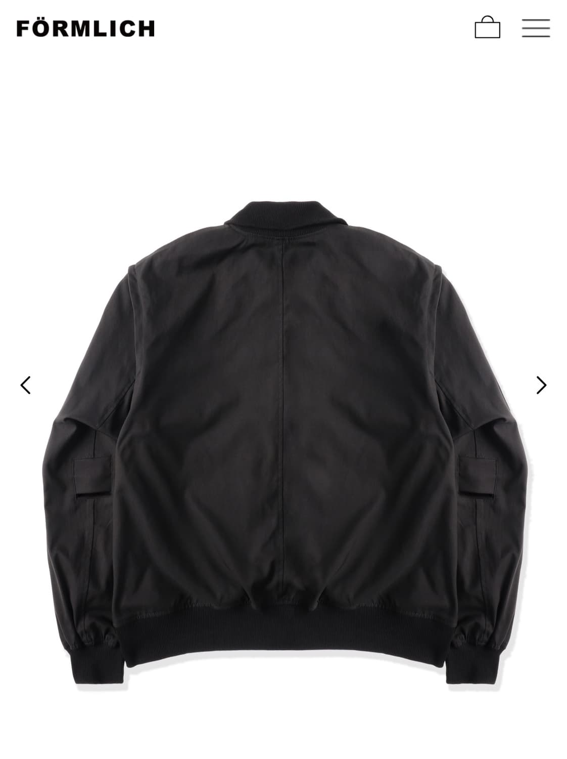 Formlich  FLIGHT JACKET BLACK (2) 상품이미지3