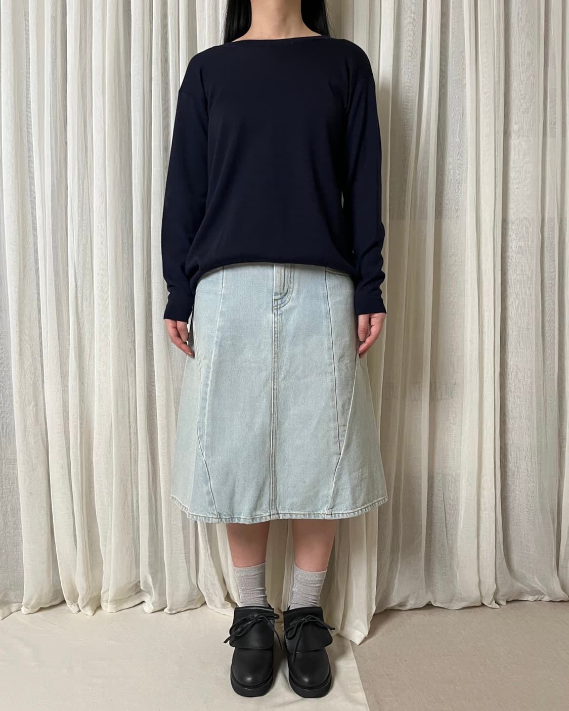 미우미우 백 리본 니트 miu miu  상품이미지6