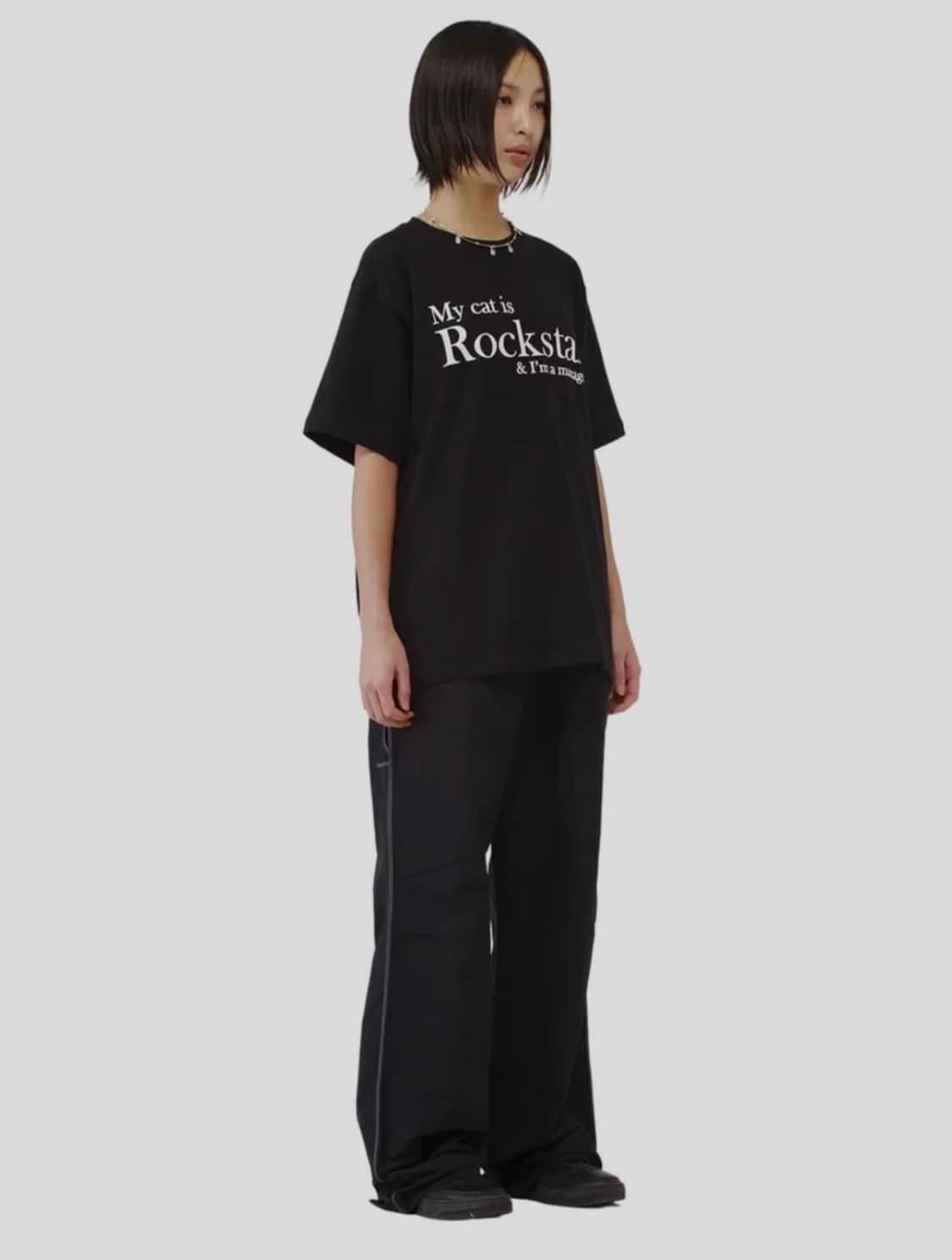 조거쉬 my cat is rockstar 반팔 티 상품이미지2
