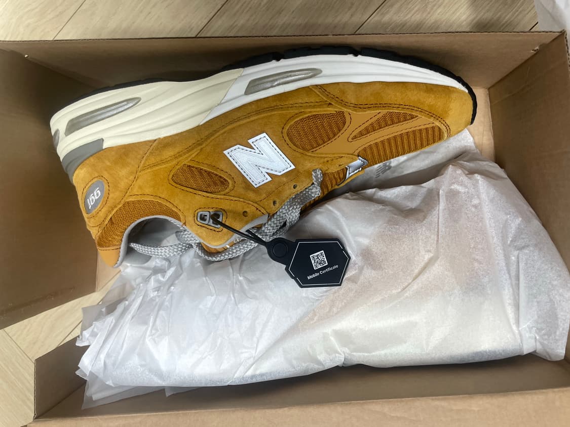 뉴발란스 991v2 옐로우실버 (260 새상품) 상품이미지3