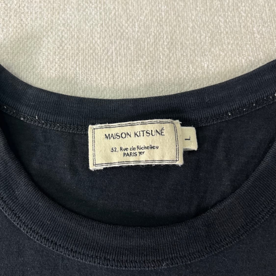 105 메종키츠네 폭스헤드 반팔 티셔츠 상품이미지3