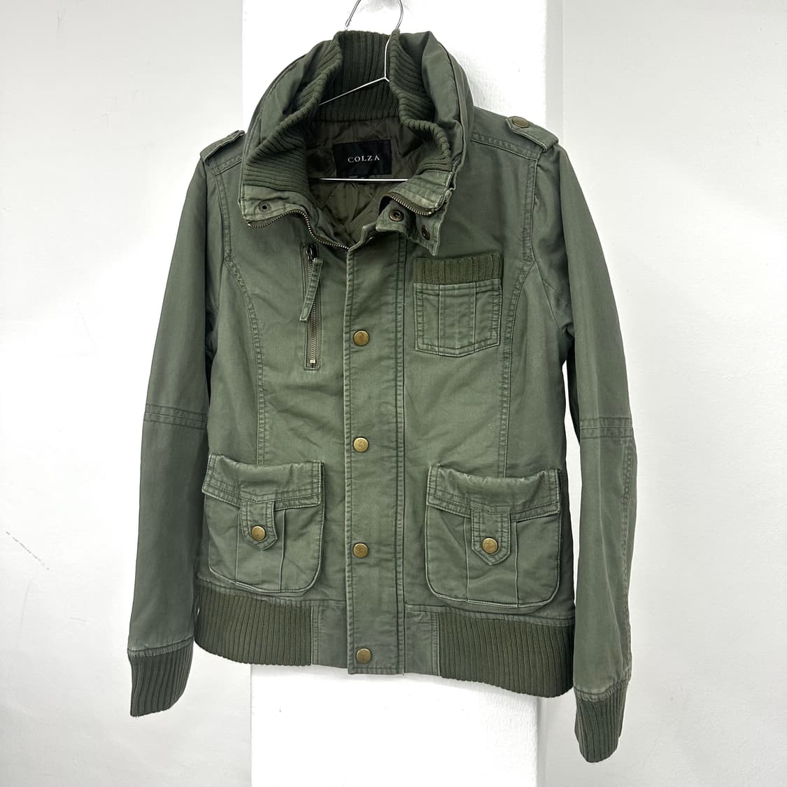 Khaki green Y2K pocket jacket 상품이미지2