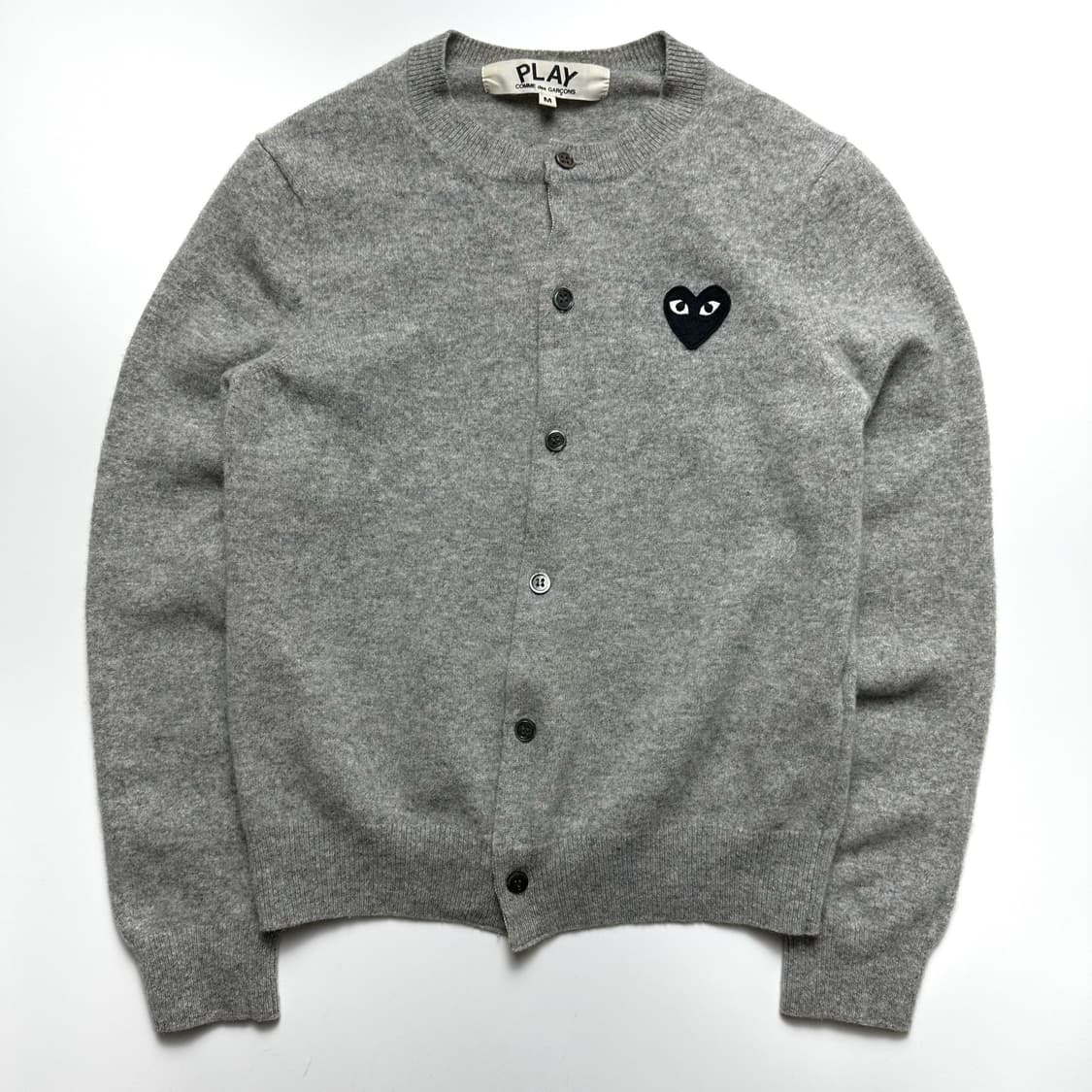 꼼데가르송 블랙하트 라운드 가디건 상품이미지3