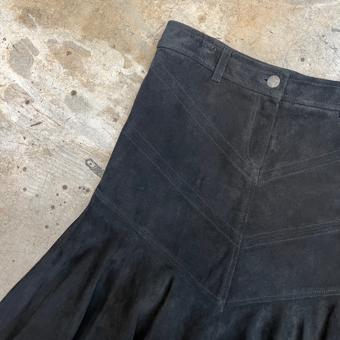 Ralph Lauren 스웨이드 플레어 스커트 상품이미지2