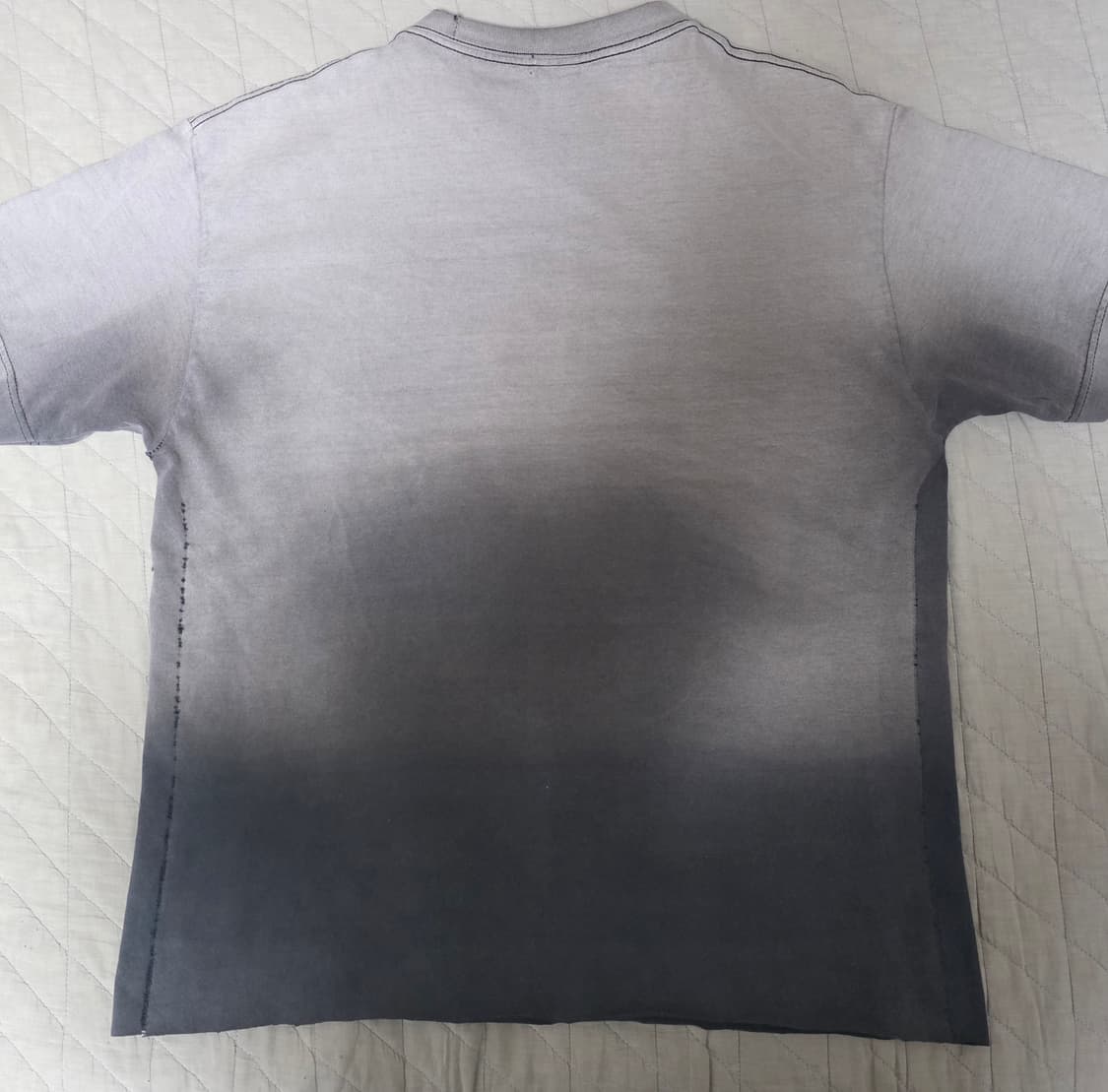 [OS] 00s 빈티지 이글 프린팅 반팔 티셔츠 트래쉬드 페이드 그레이 상품이미지7
