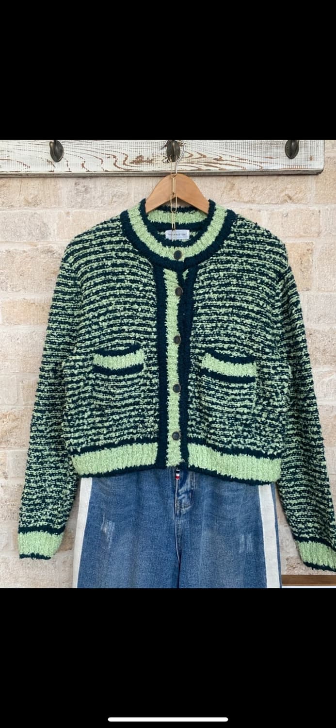 빌라버튼 트위드가디건😍 - 타임 마쥬 산드로 상품이미지3