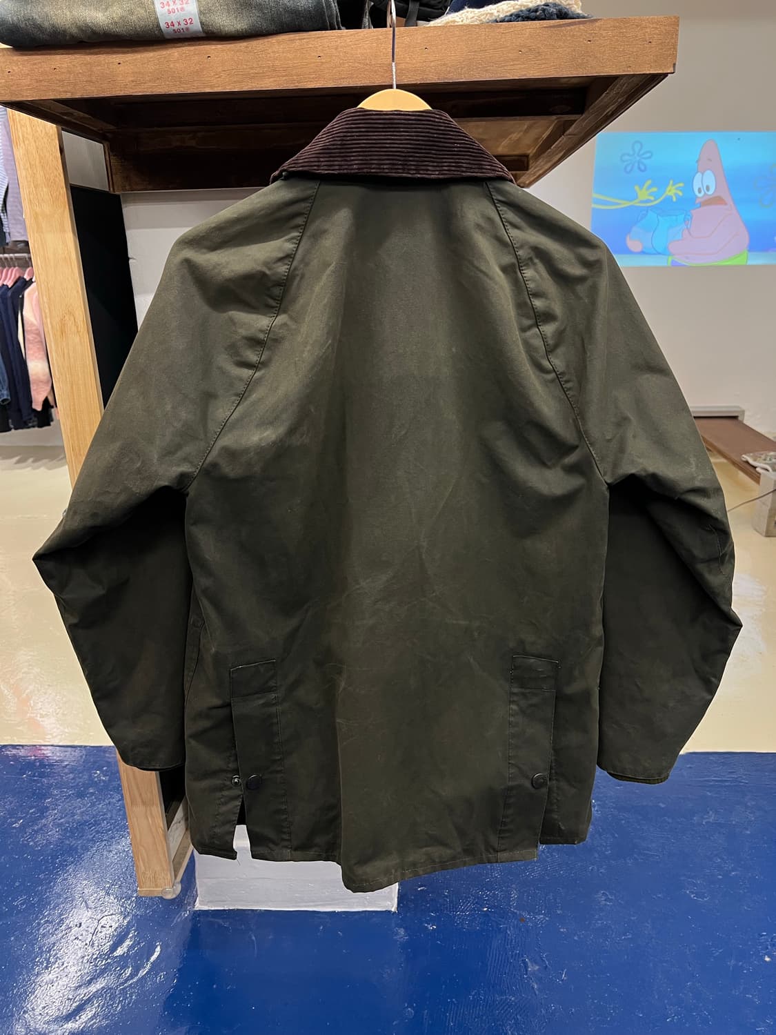 Barbour 바버 비데일 올리브 왁스 자켓 상품이미지7