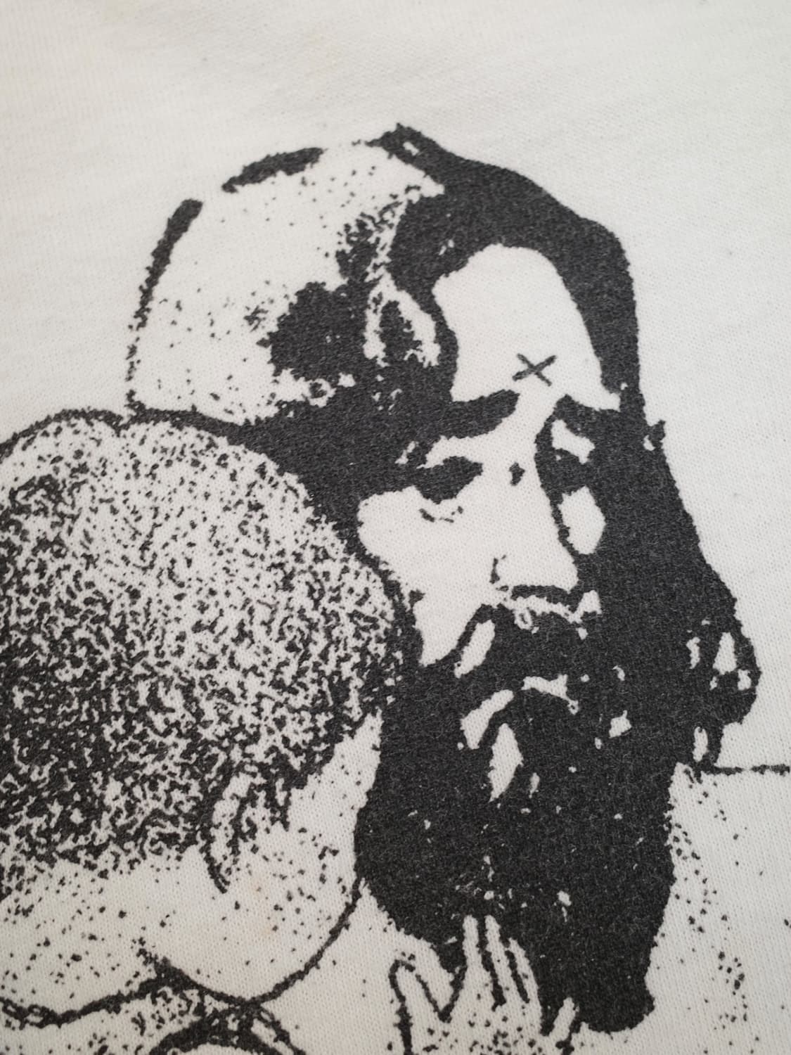 90‘s 찰스 맨슨 지저스 패러디 티셔츠 상품이미지3