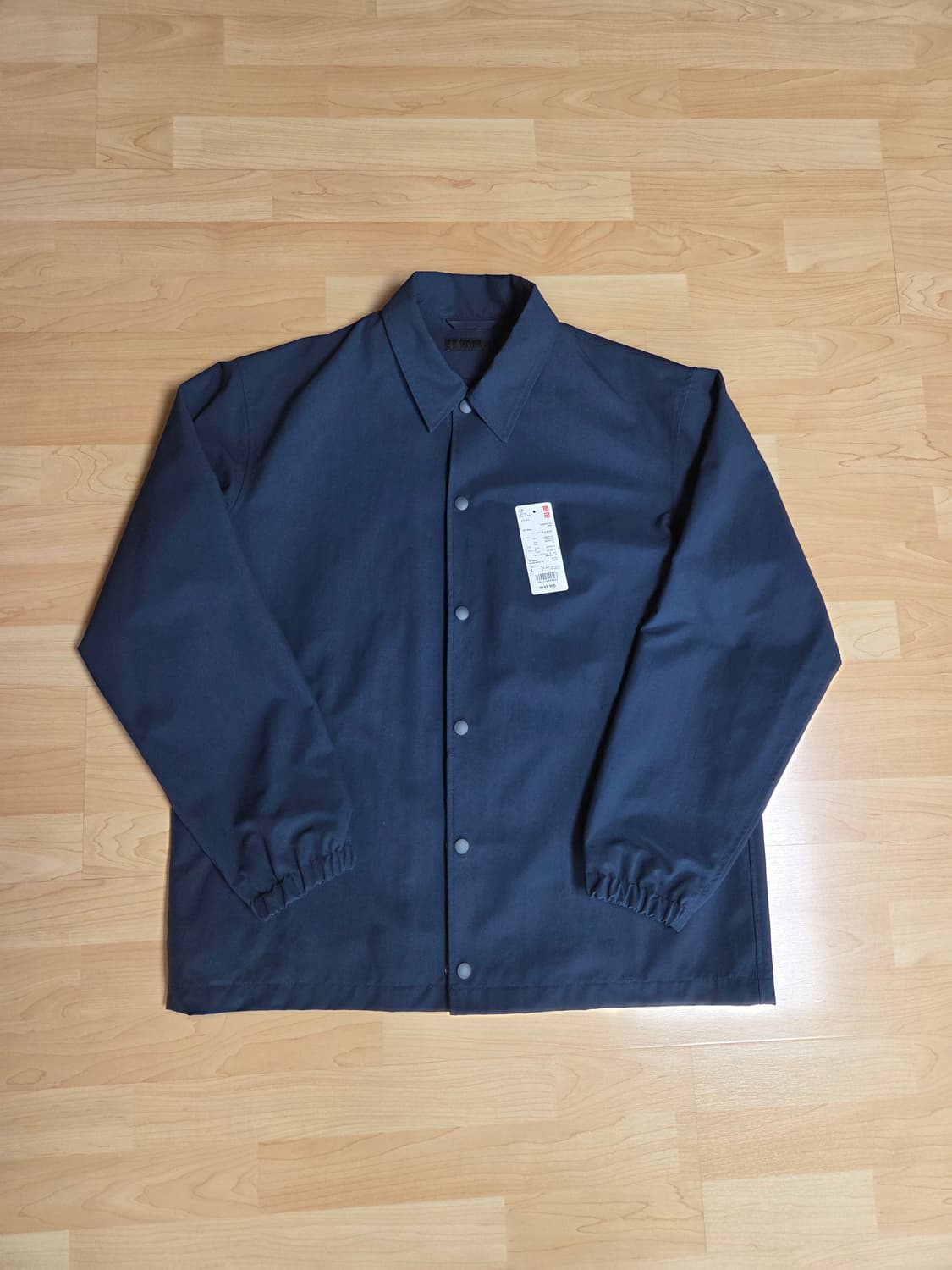 (새상품)유니클로 코치자켓 네이비 L, 105 상품이미지3