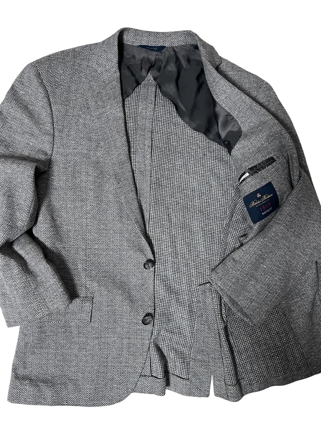 브룩스 브라더스 헤링본 REGENT 블레이져(Made in Italy) 상품이미지1