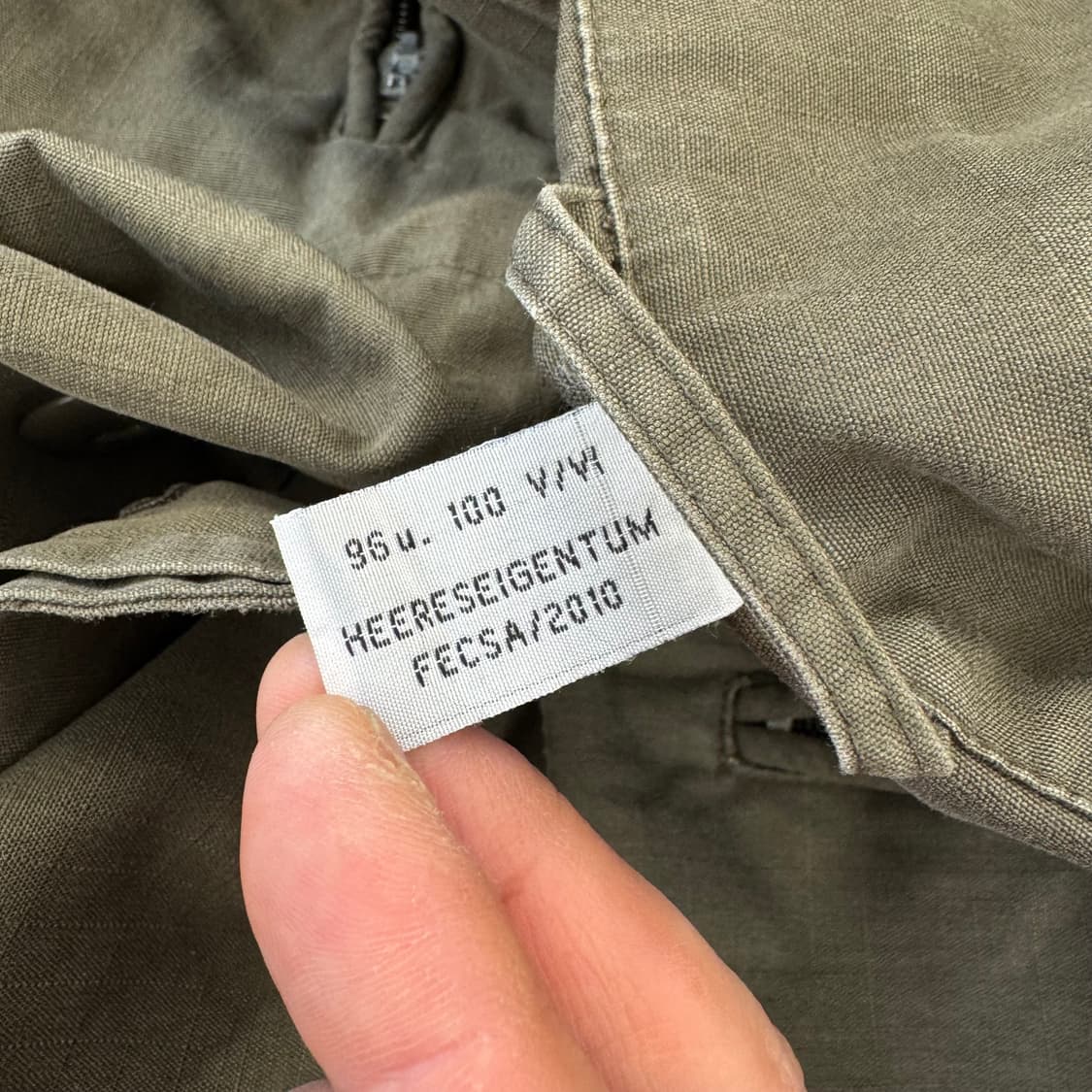 오스트리아군 올리브 필드 자켓 (M) 상품이미지5