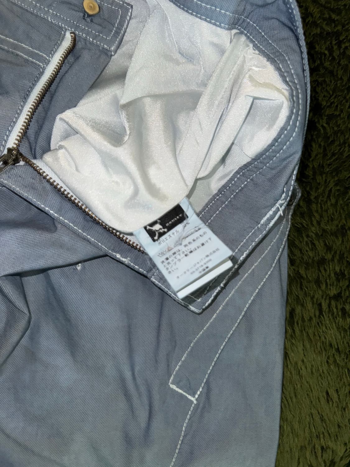 [32] 오클리 재팬 스컬 핸드 다잉 크롭 테크니컬 팬츠 인디고 상품이미지4