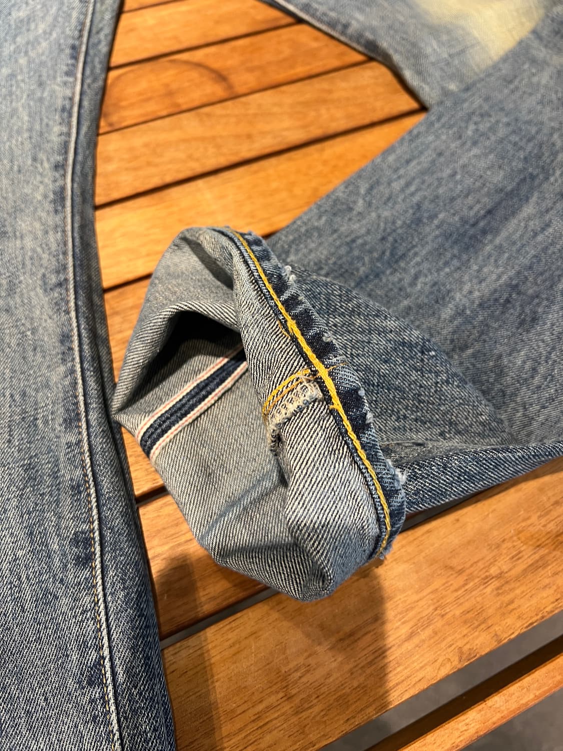 Rrl 메이드인USA 초기형 슬림핏 데님판매합니다. 상품이미지4