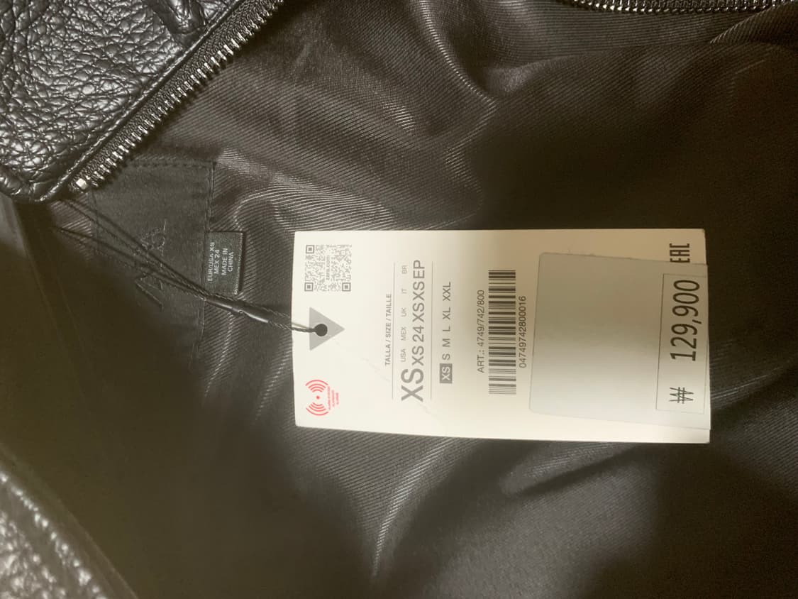 자라 페이크레더자켓 Xs 상품이미지2