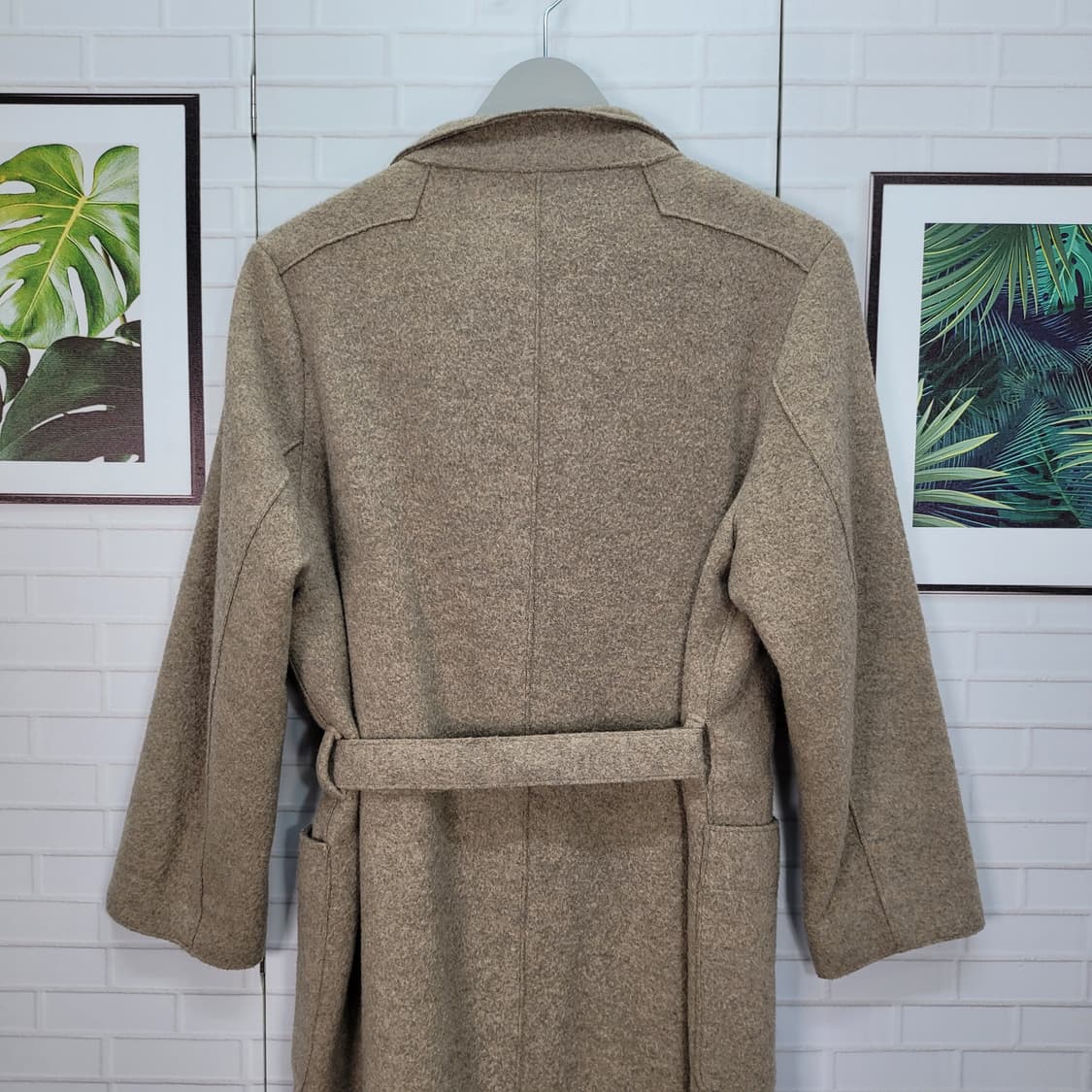 ST.JOHN 세인트존스 앙고라 모 롱코트 M 66사이즈 상품이미지4