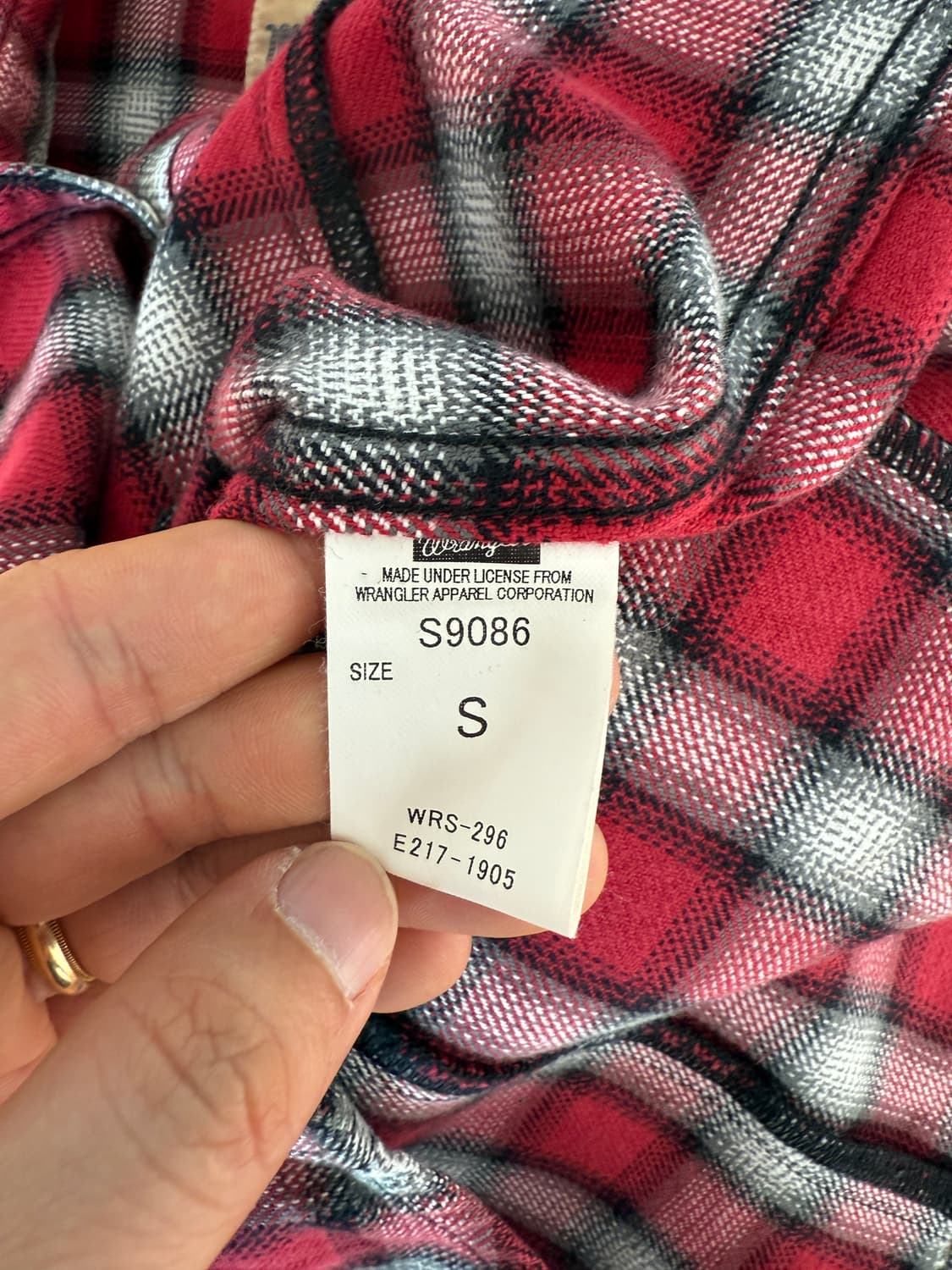 AKM X Wrangler 웨스턴 체크 셔츠 상품이미지9