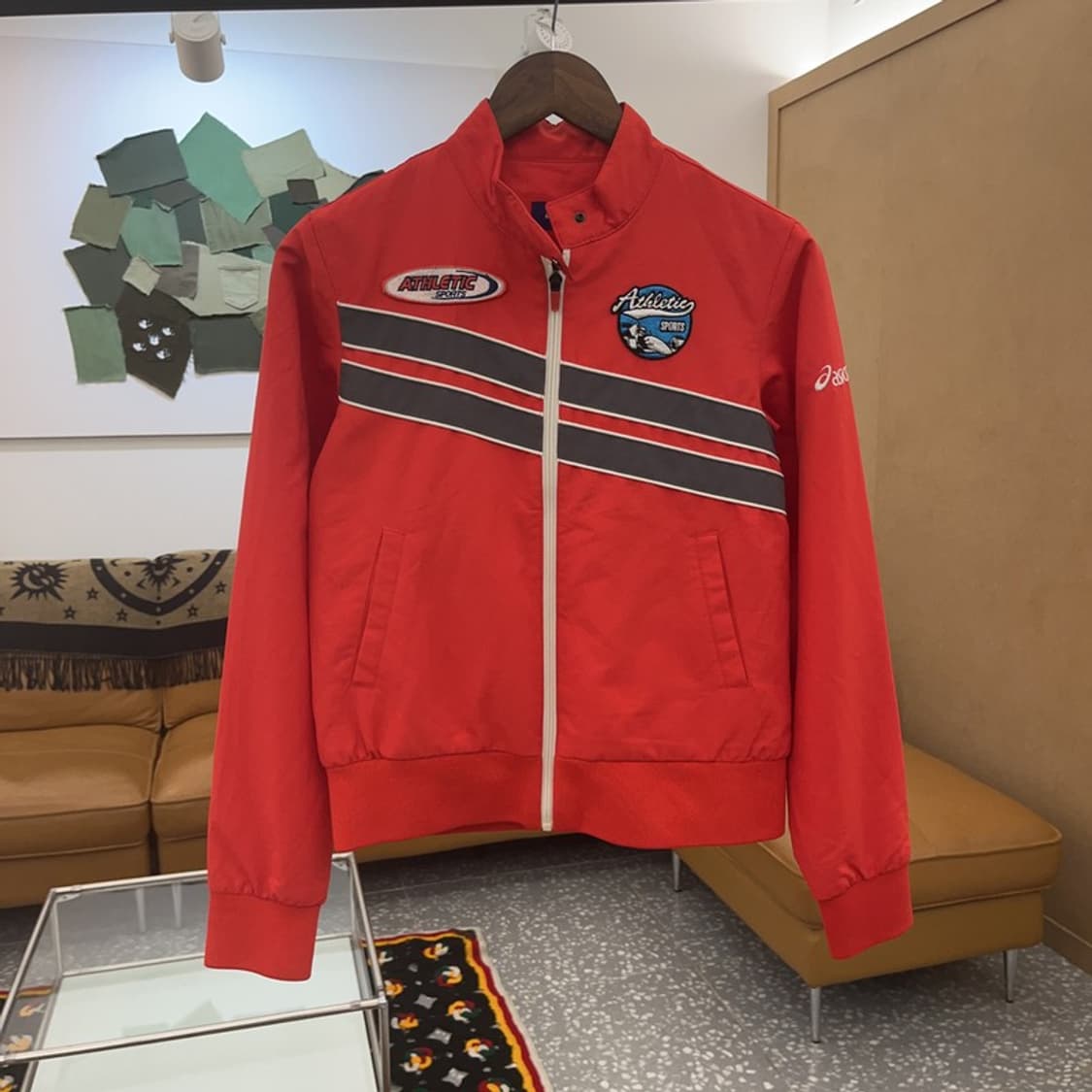 아식스 올드스쿨 모터사이클 레이싱 패치 자켓 95 C07061 상품이미지3