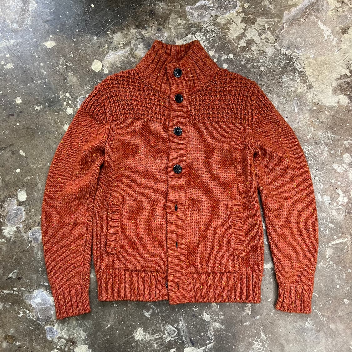 S) 유니클로 울 니트 스웨터 가디건 그랜마코어 상품이미지1