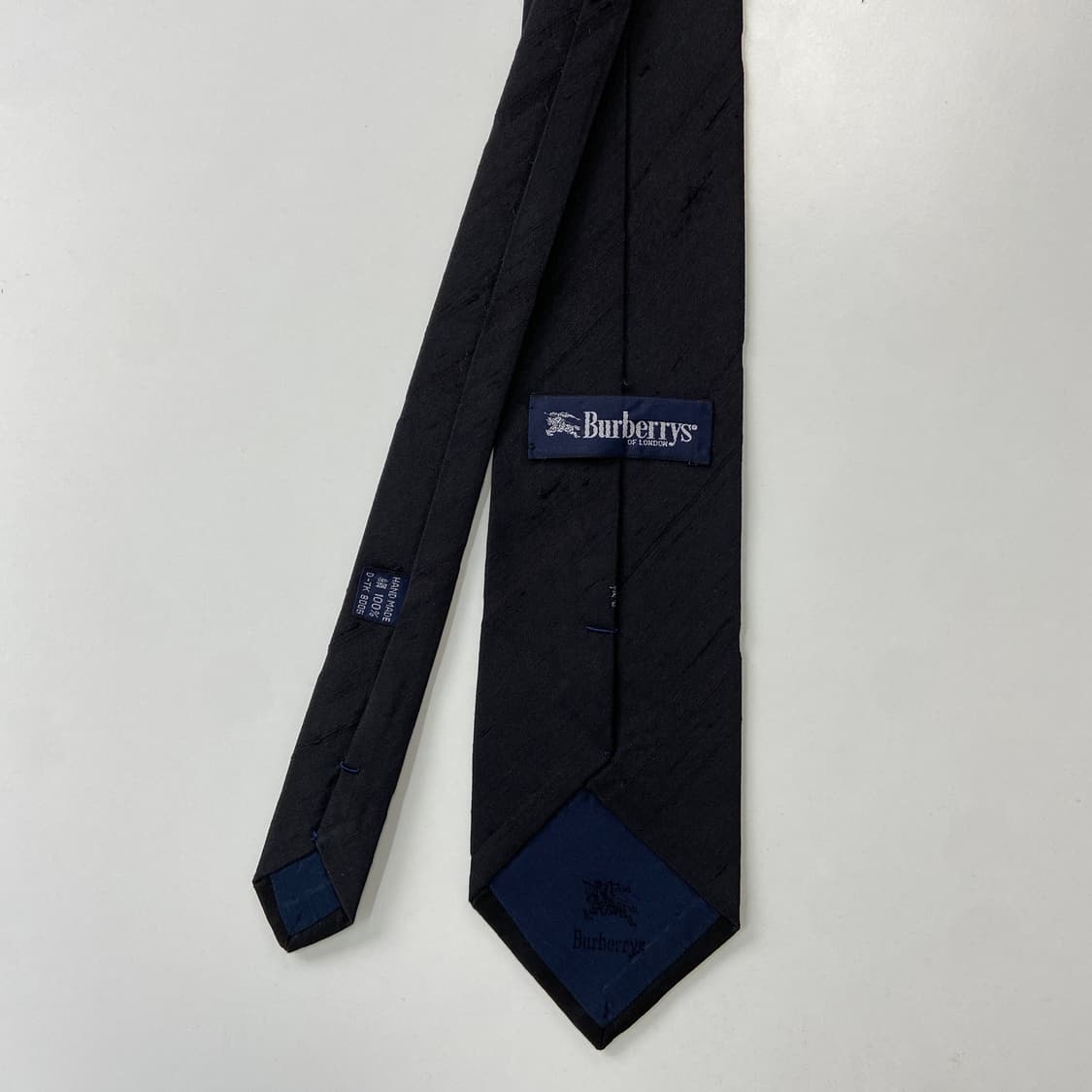 버버리 (Burberry) 심플로고 정품 명품 블랙 넥타이 상품이미지2