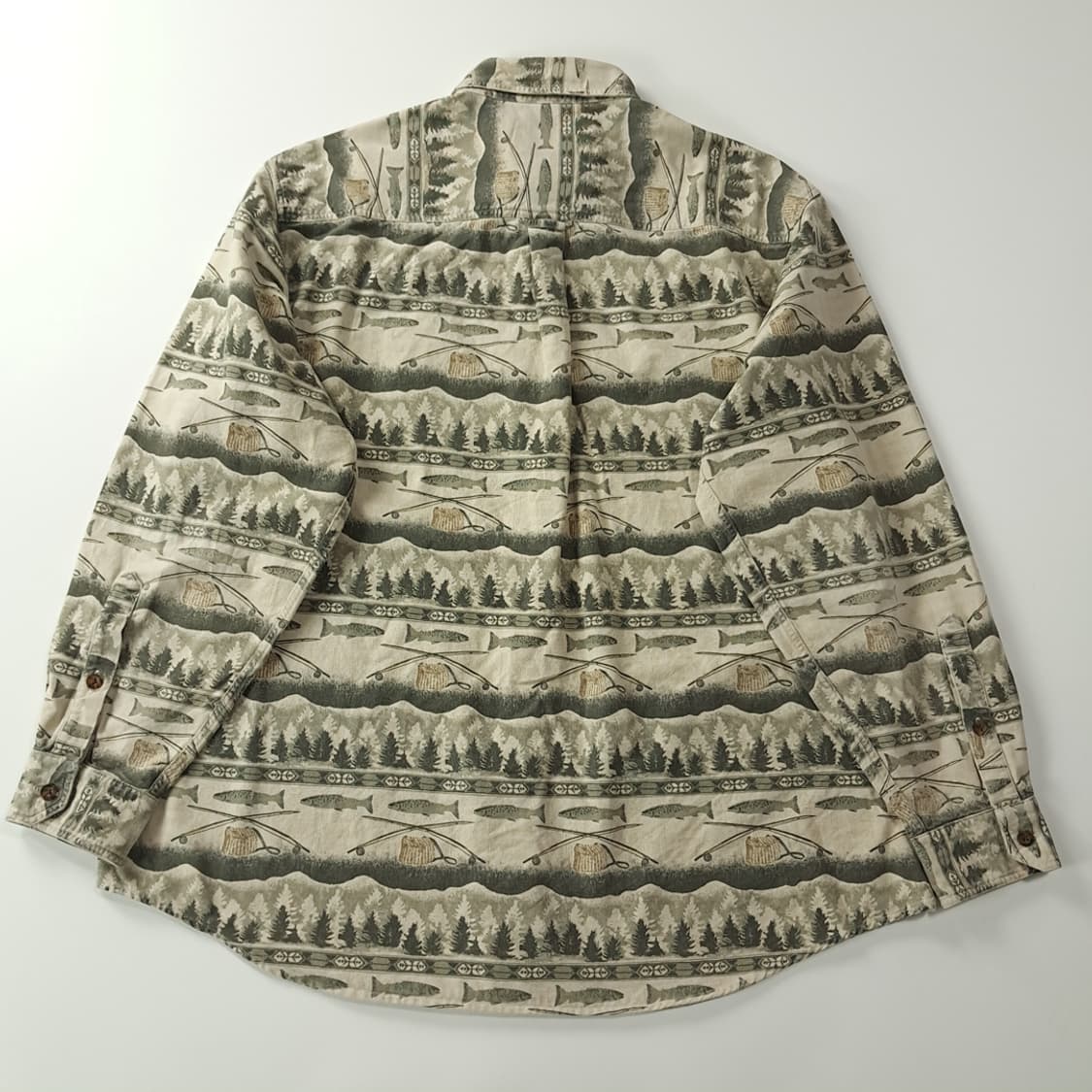 CK372 XL 울리치 90s 피싱프린트 셔츠 남방 상품이미지7