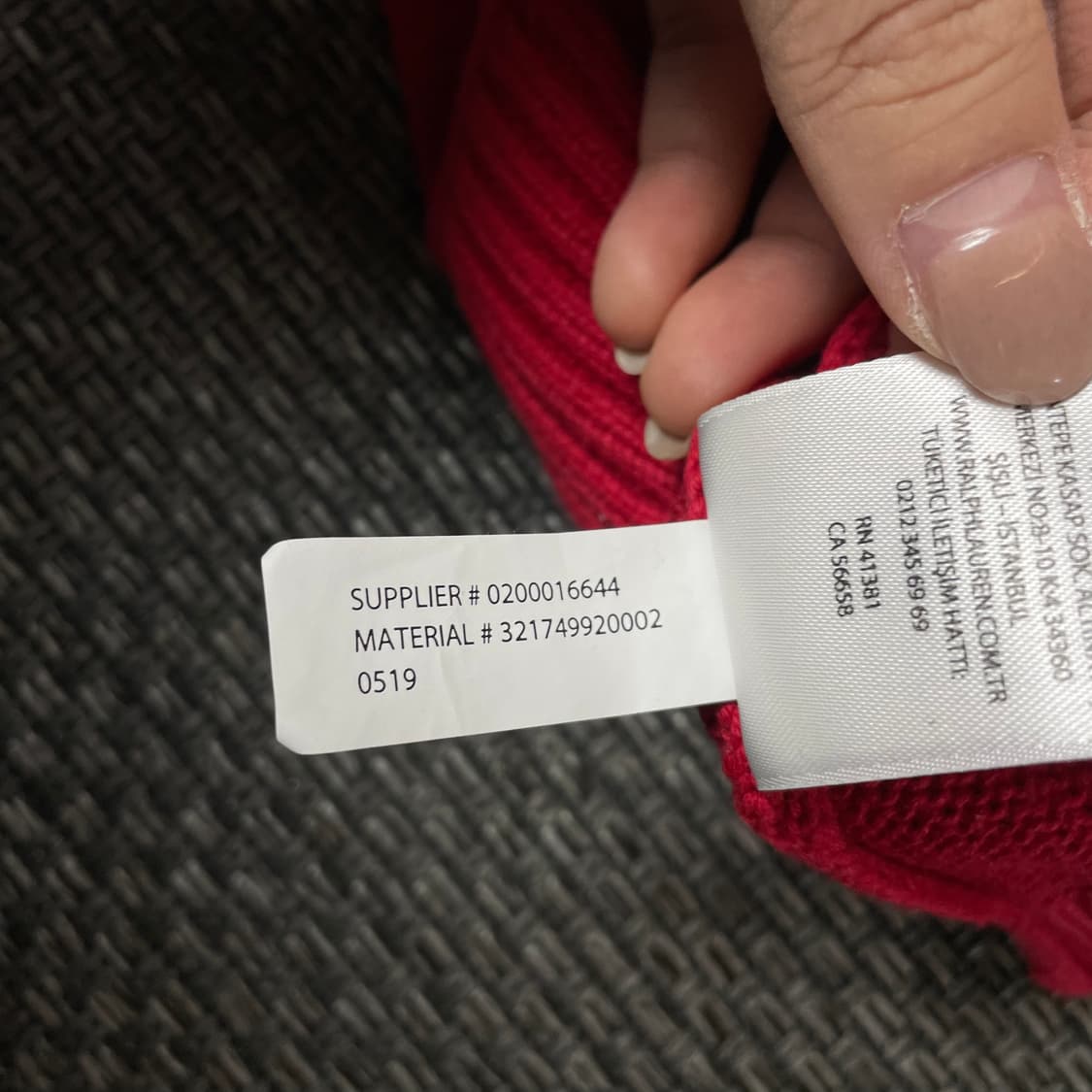 폴로랄프로렌 키즈 레드 스펠로고 케이블 긴팔 니트 4 상품이미지8