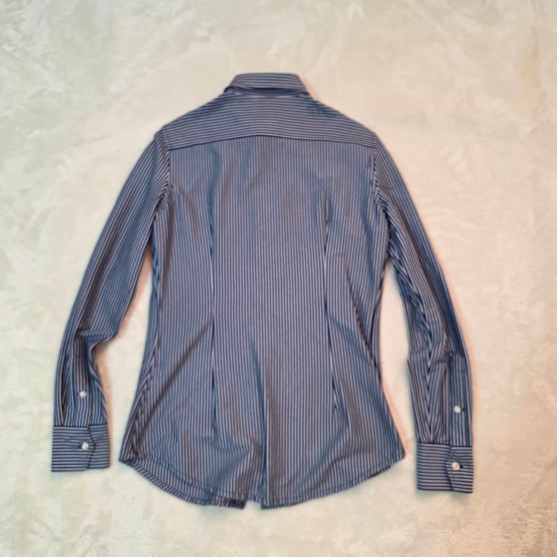 (S)여성 폴로 슬림 스트라이프 셔츠 남방 상품이미지3