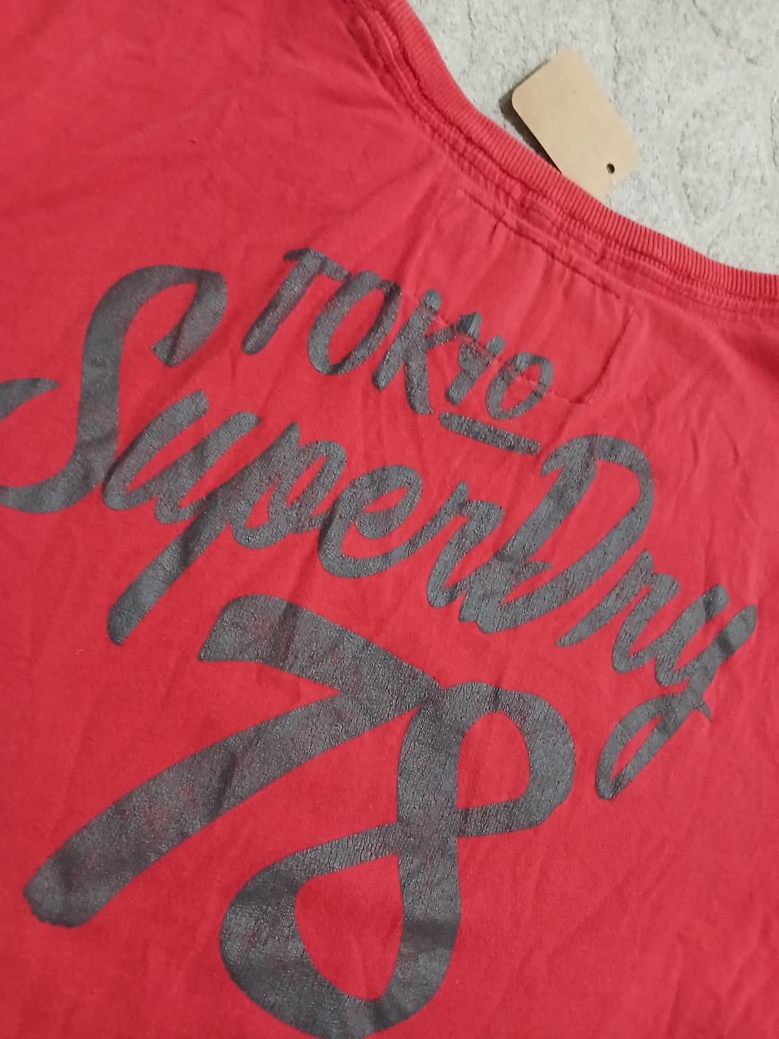 슈퍼드라이 프린팅 반팔티 L 상품이미지8