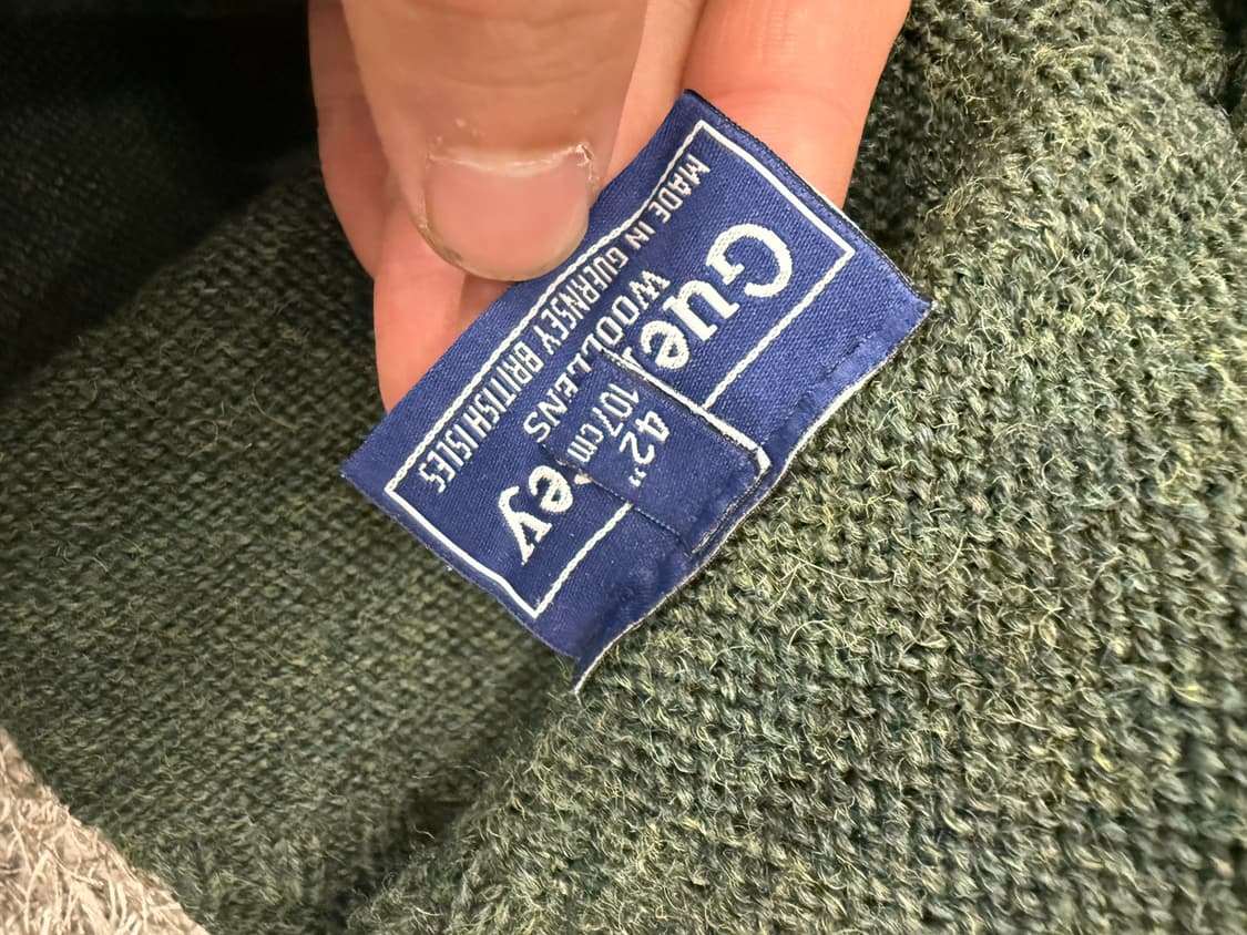 건지울른스 카키 니트 42 상품이미지6