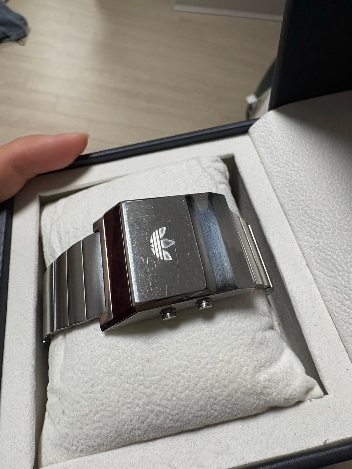 아디다스x파슬 레트로 디지털 시계 상품이미지4