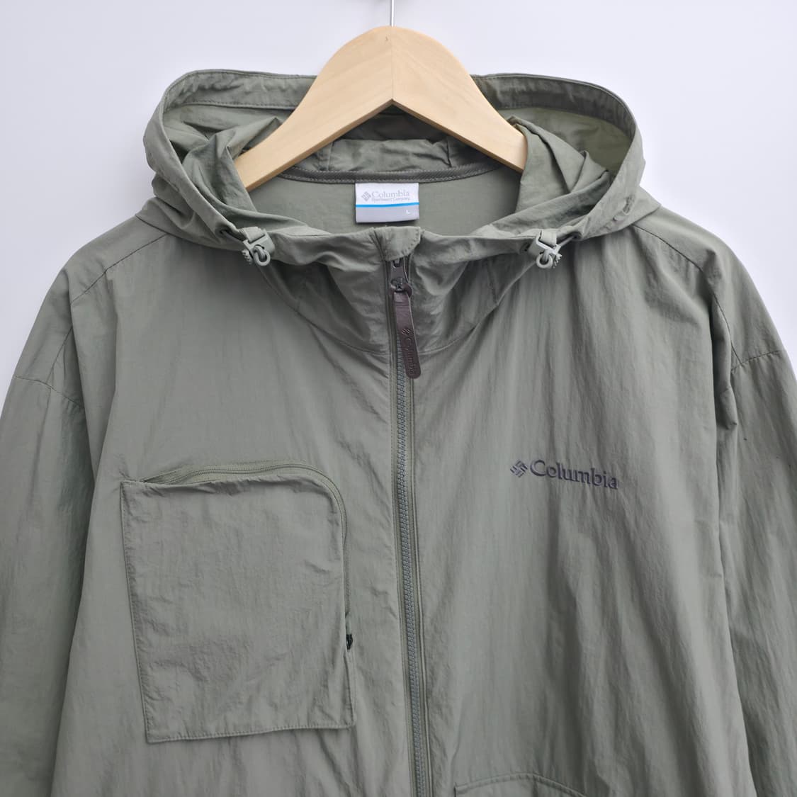[L] 컬럼비아 경량 바람막이 카키 상품이미지2