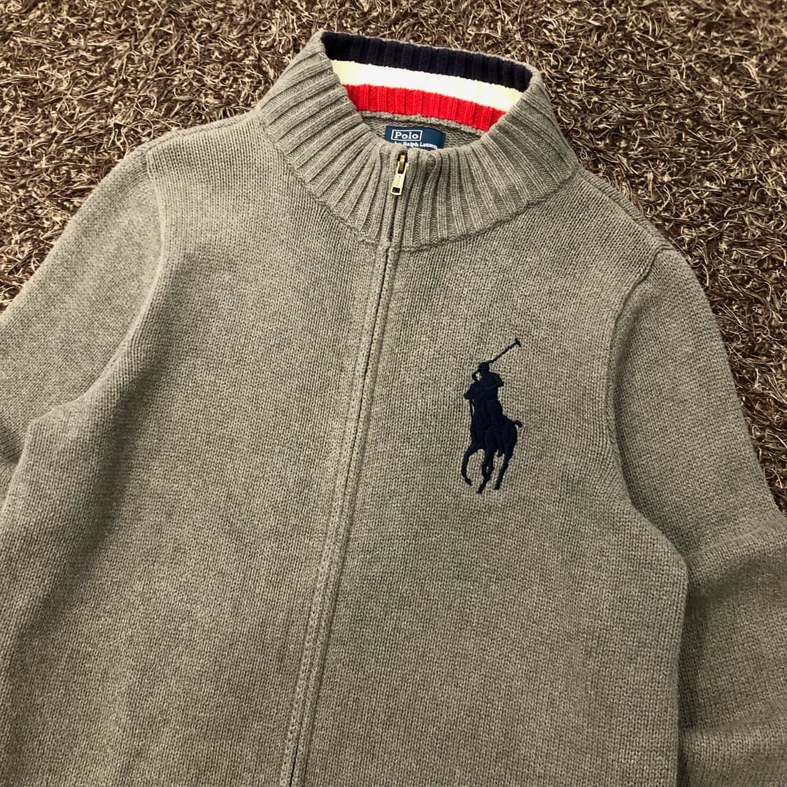 폴로 랄프로렌 빅포니 니트집업 자켓 상품이미지2