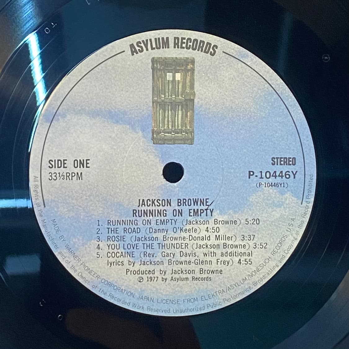 (LP-일본반) Jackson Browne - Running On Emp 상품이미지4