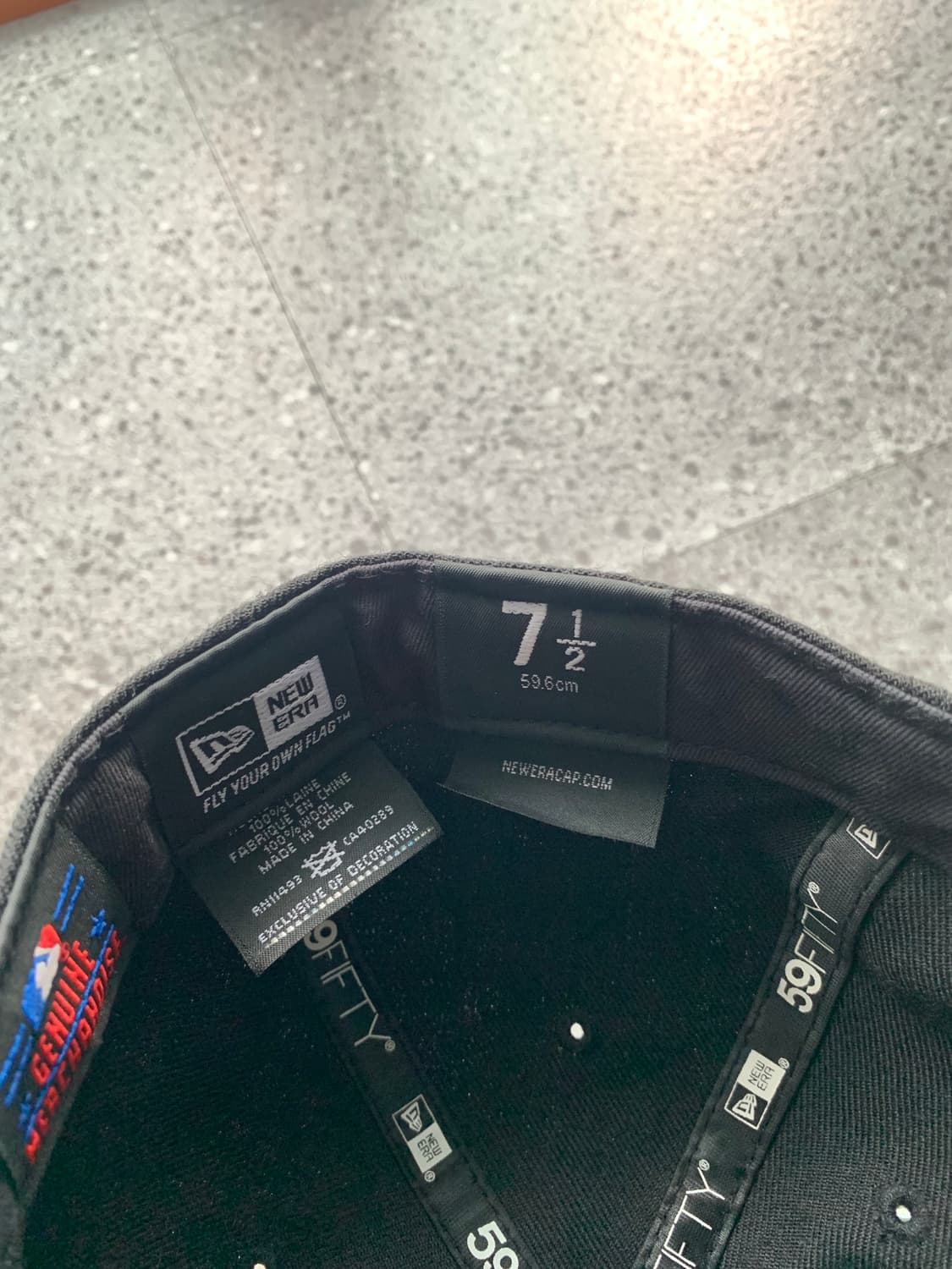 7 1/2뉴에라 블랙 볼캡 59.6 상품이미지2