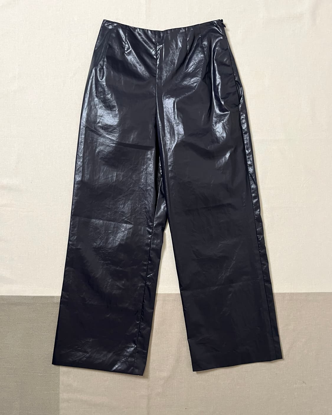 질샌더 폴리우에탄 코팅 와이드 팬츠 jil sander  상품이미지1