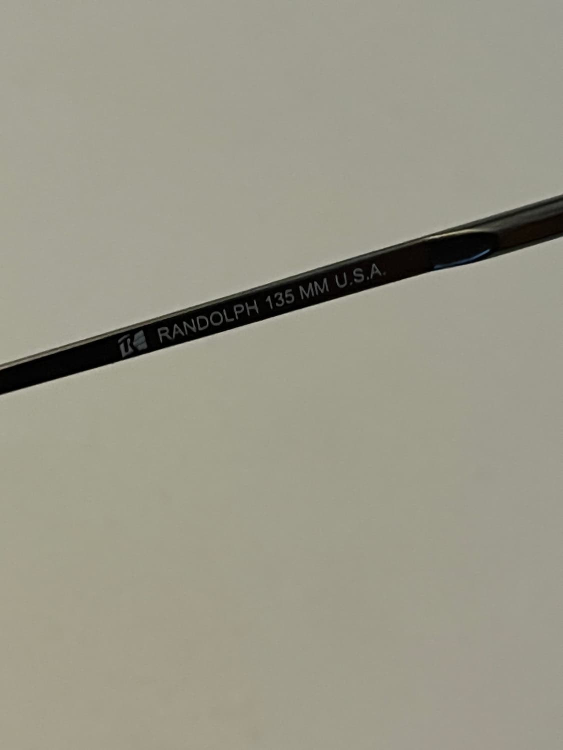 무도수 렌즈포함 USA 랜돌프 란돌프 은테 안경 frame italy 상품이미지3