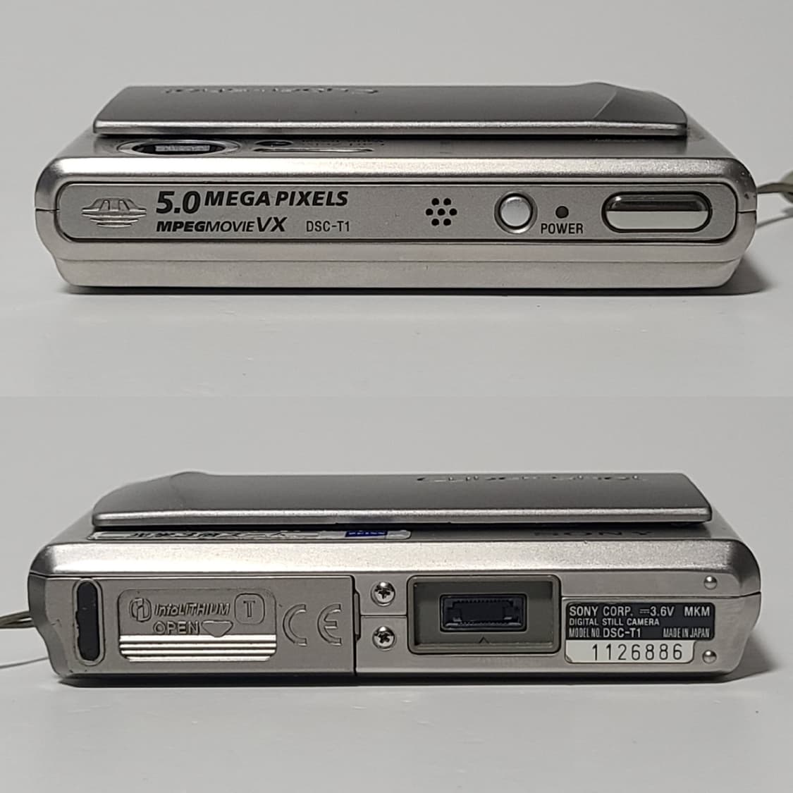 소니 사이버샷 DSC-T1 빈티지 디카 디지털 카메라 상품이미지4