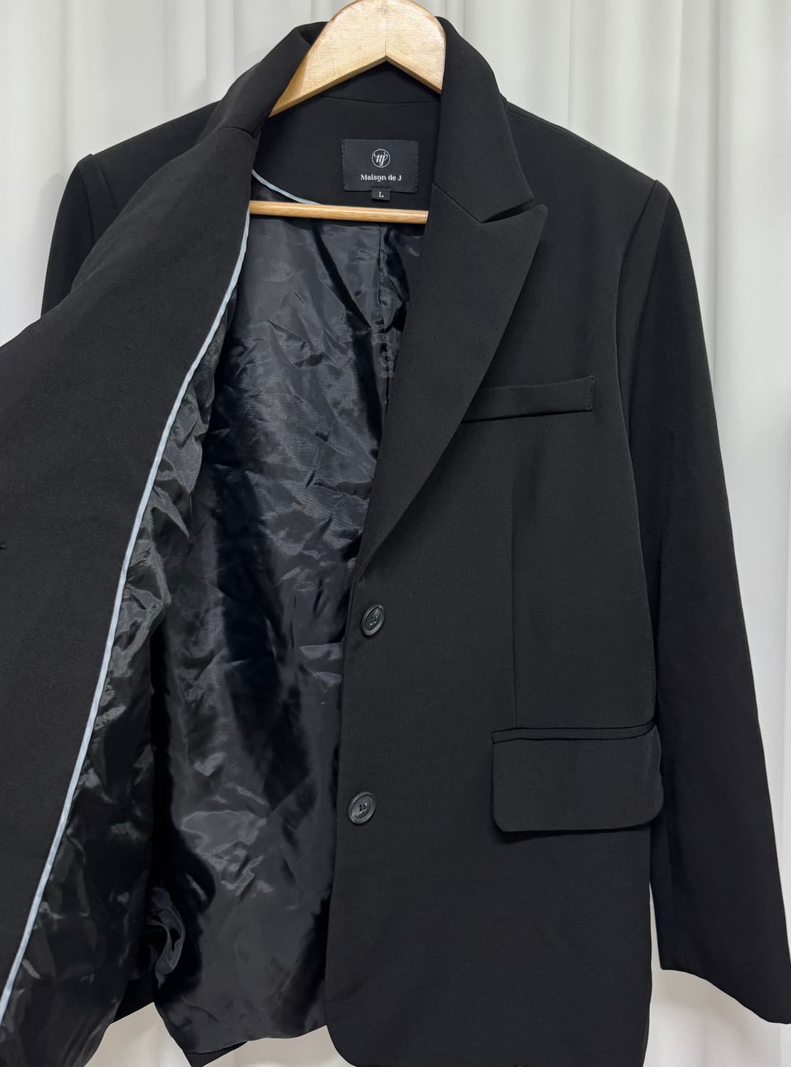 메종드제이 블랙 블레이져 자켓 L 상품이미지5