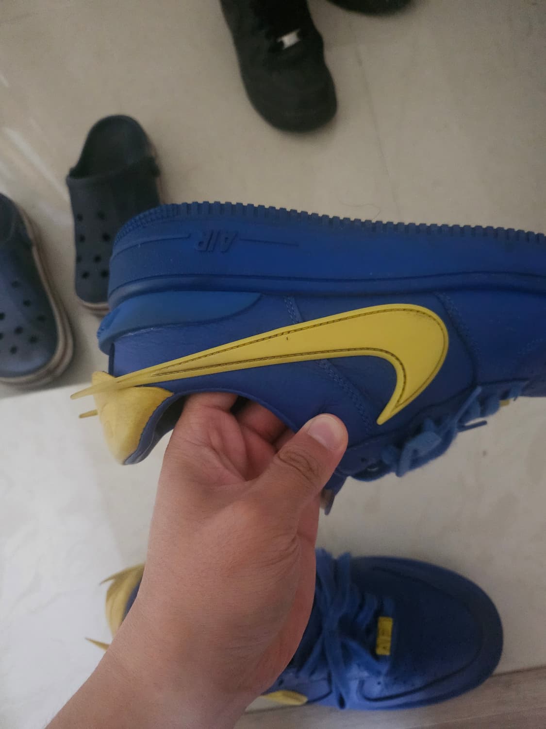 나이키 x 앰부쉬 에어포스 1 sp 게임로얄 사이즈 260 상품이미지10