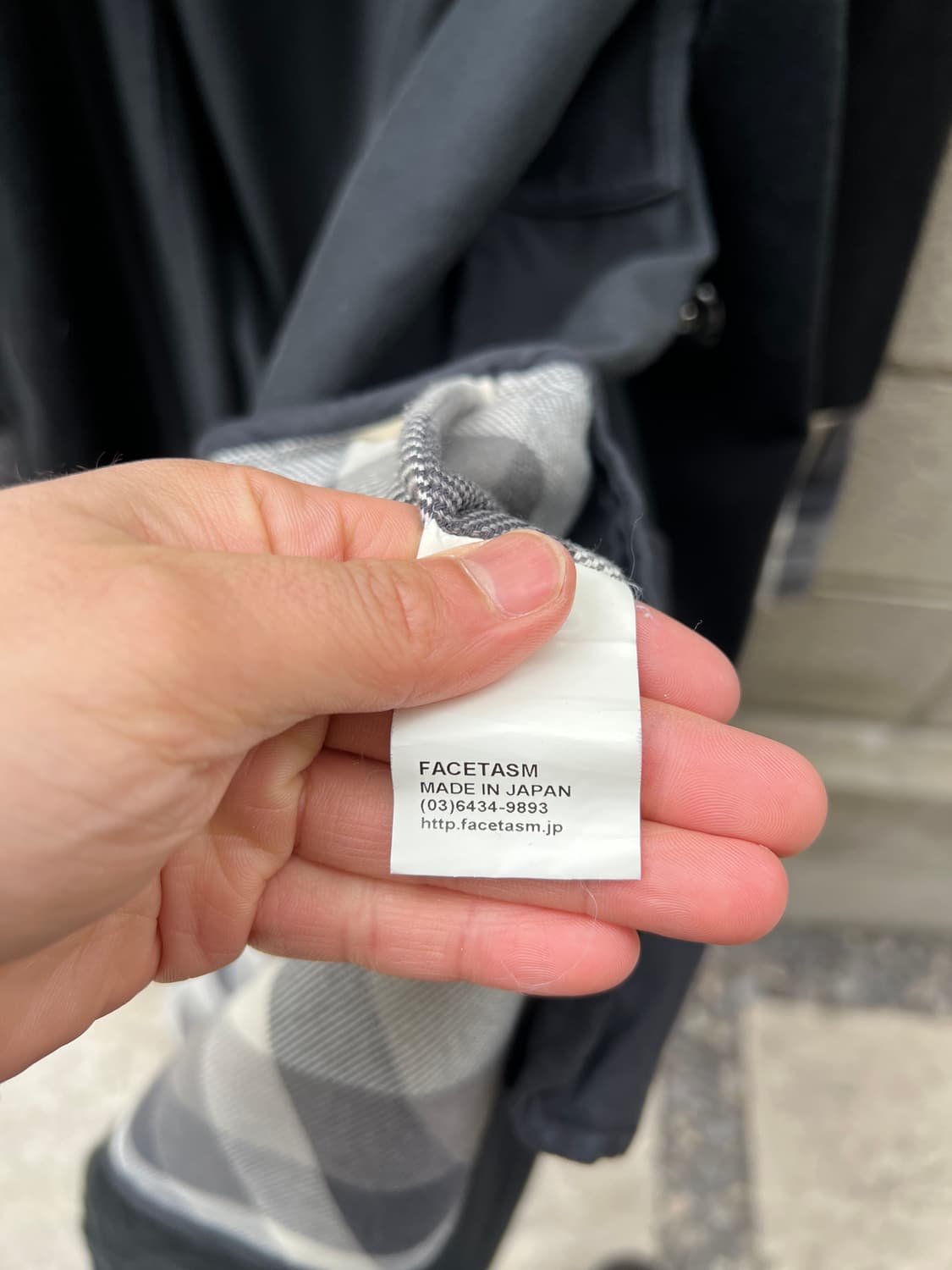 FACETASM BLACK CORDUROY 파세타즘 코듀로이 체크코트 상품이미지10