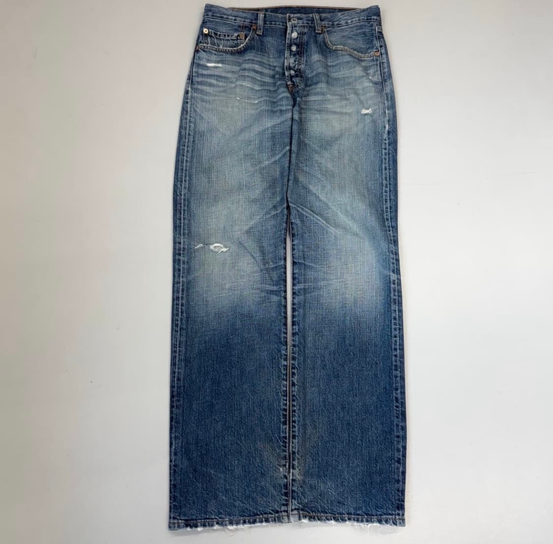 리바이스 501 워싱 데님팬츠 상품이미지1